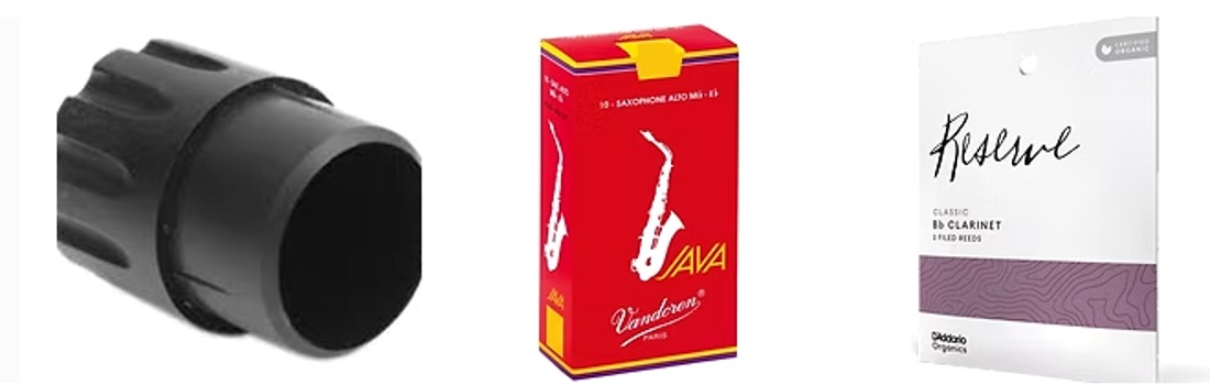 Reeds and accessories from the Rocky Mountain Music Repair source website